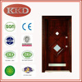 90mm acero puerta acorazada de madera de estilo turco JKD-TK918 con vidrio insertado